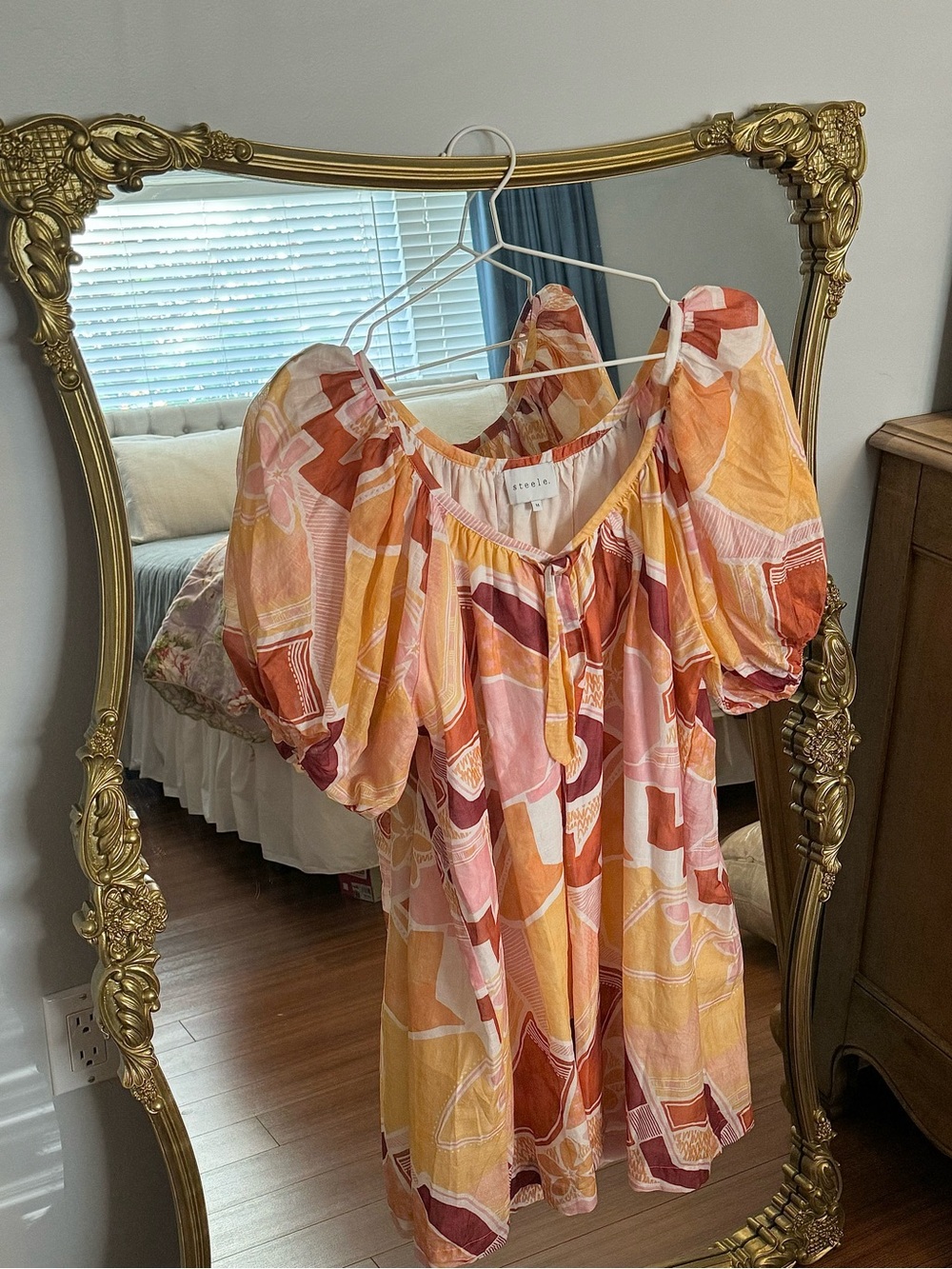 Steele Abstract Printed Mumu Dress